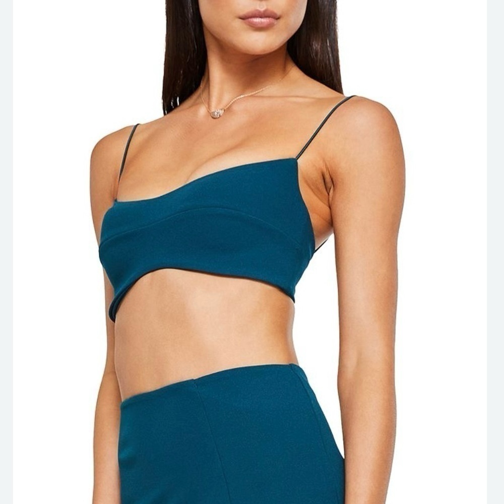 💓NWT Revolve x Nookie Teal Green Maia Crop Top - Size M💓